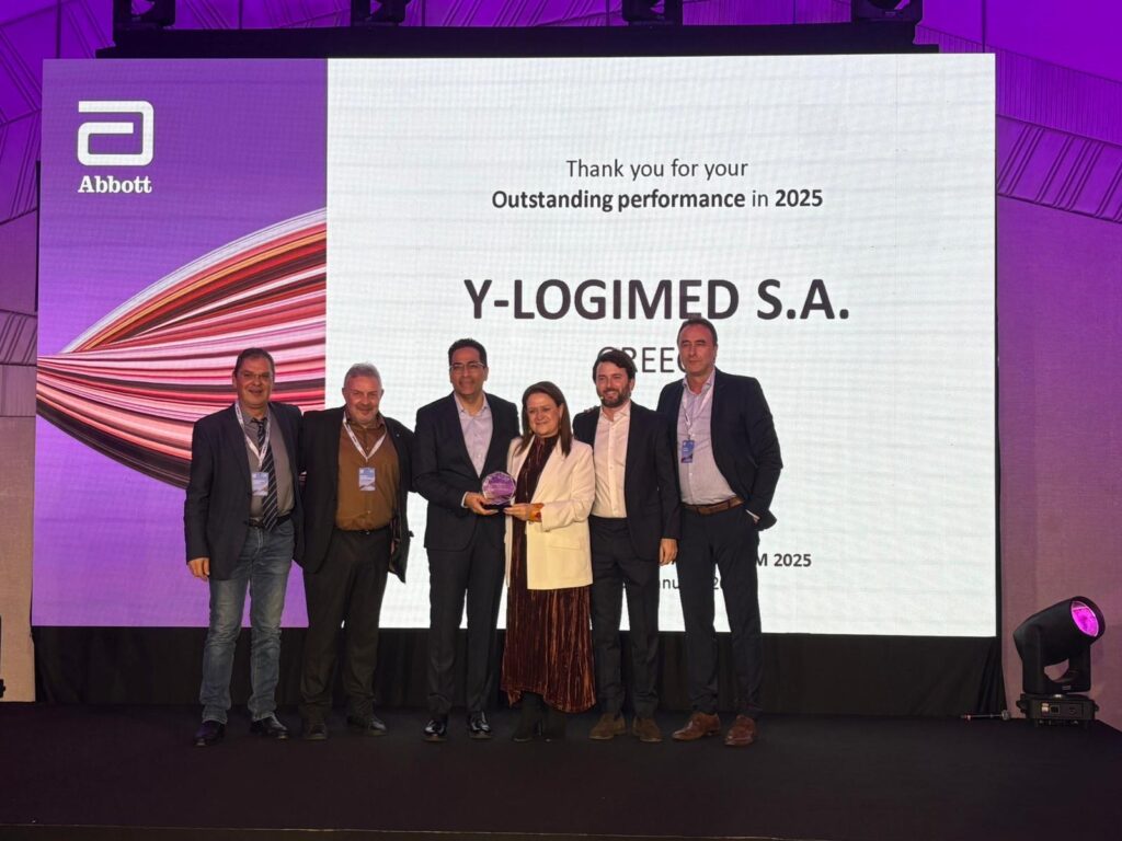 Η Y-Logimed βραβεύτηκε για 4η συνεχόμενη χρονιά από την Abbott Medical για την υψηλή επιχειρησιακή της απόδοση